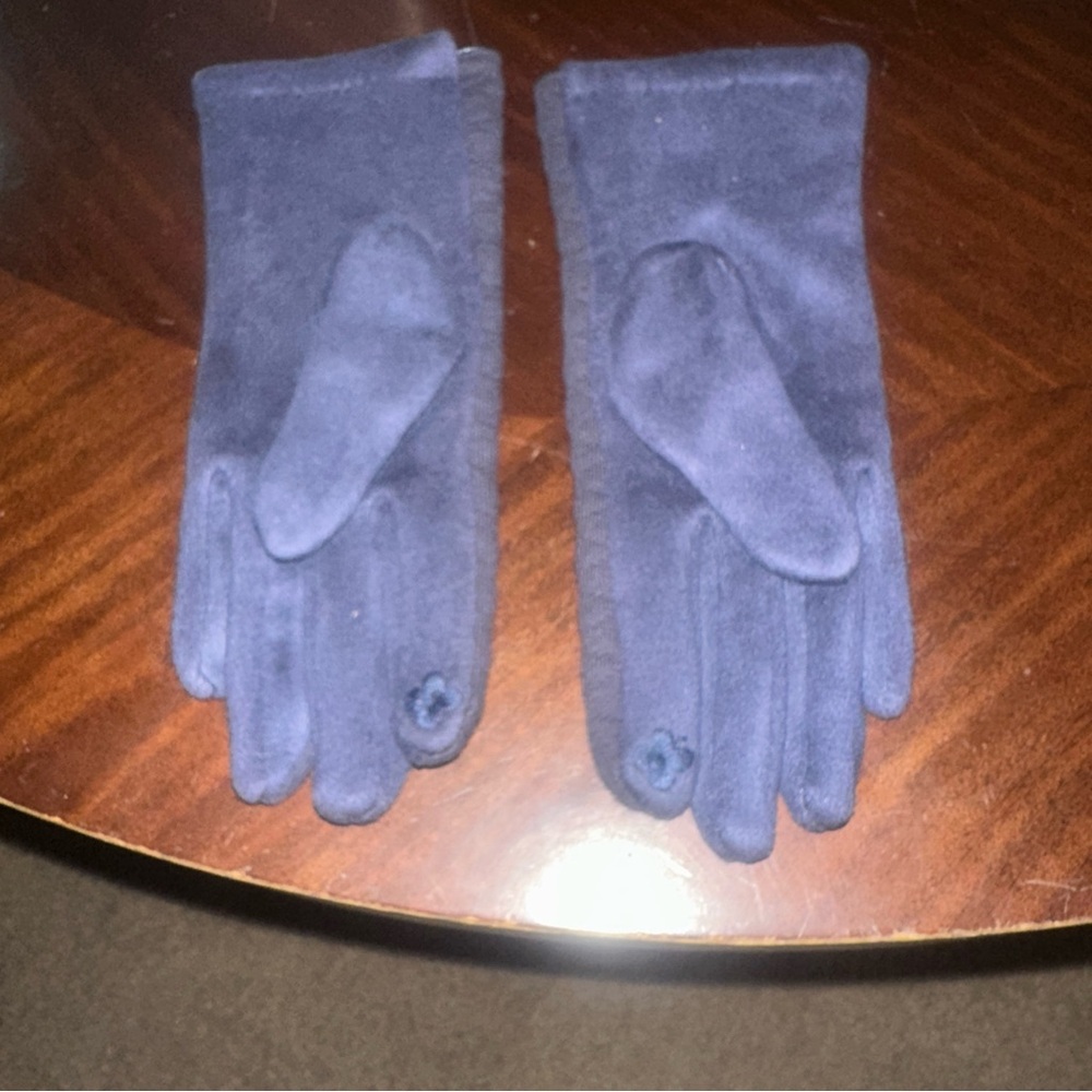 Elegant Blue Women's Gloves